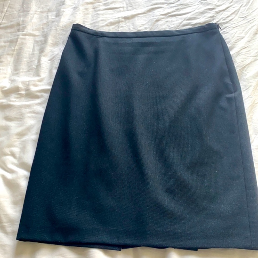 Tristan Dressy Skirt Black with Navy mini dots